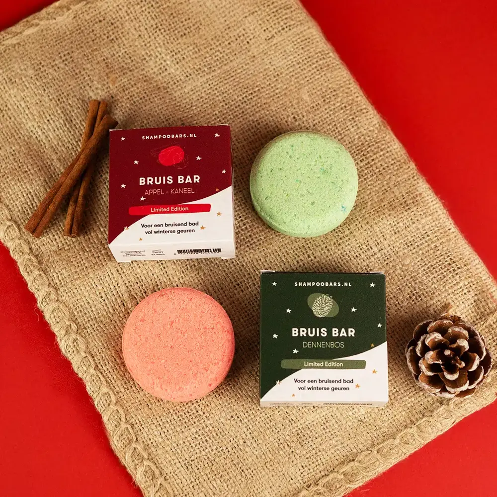 Shampoo bars SB - bruis bar - appel kaneel Shampoo bars SB - bruis bar - appel kaneel