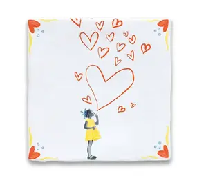 Storytiles Storytiles - tegel small - spread the love (10x10 cm)