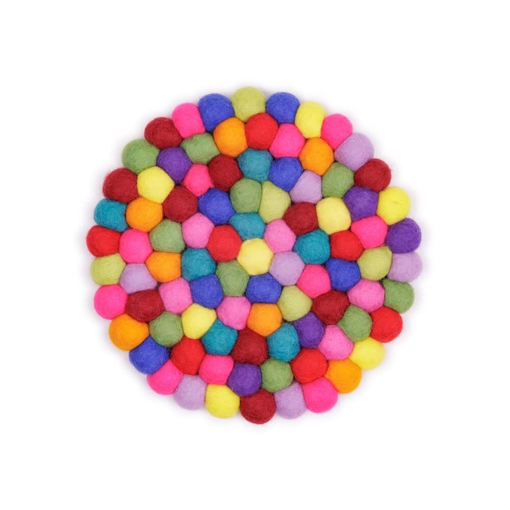 Sjaal met verhaal Sjaal met verhaal - onderzetter rond 20 cm - multicolor Sjaal met verhaal Sjaal met verhaal - onderzetter rond 20 cm - multicolor