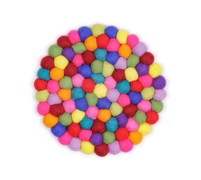 Sjaal met verhaal Sjaal met verhaal - onderzetter rond 20 cm - multicolor