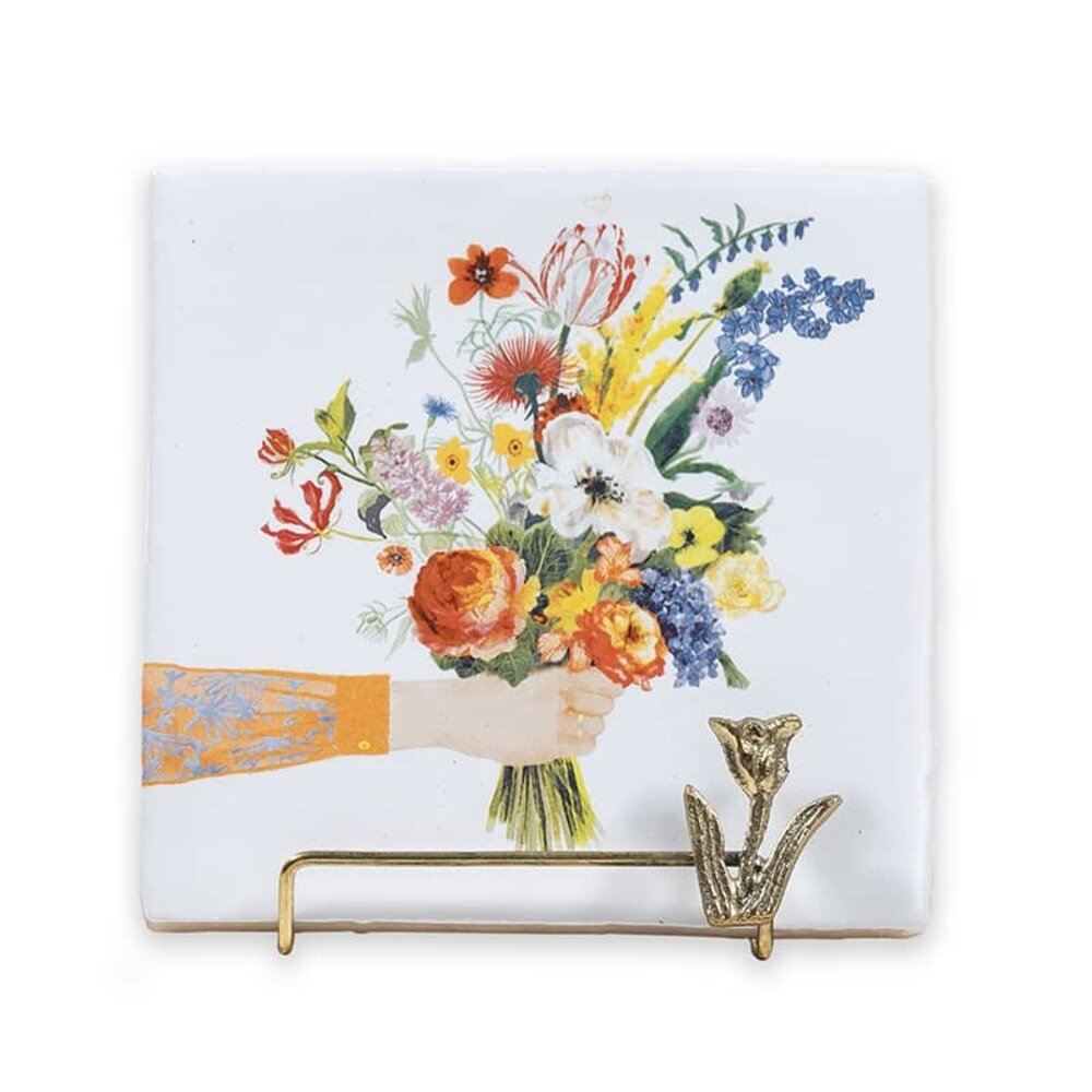 Storytiles Storytiles - houder - golden stand tulip Storytiles Storytiles - houder - golden stand tulip