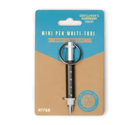 Gentlemen's hardware Gentlemen's hardware - multitool - mini pen (5 in 1) Gentlemen's hardware Gentlemen's hardware - multitool - mini pen (5 in 1)