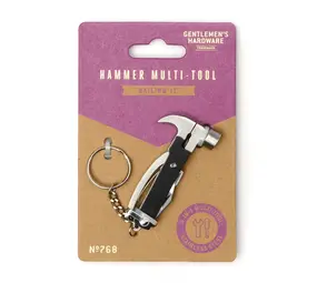 Gentlemen's hardware Gentlemen's hardware - multitool - mini hamer (6 in 1) Gentlemen's hardware Gentlemen's hardware - multitool - mini hamer (6 in 1)