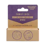 Gentlemen's hardware Gentlemen's hardware - keuze dobbelstenen - family (set van 2)