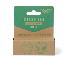 Gentlemen's hardware Gentlemen's hardware - keuze dobbelstenen - exercise (set van 2) Gentlemen's hardware Gentlemen's hardware - keuze dobbelstenen - exercise (set van 2)