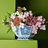 Piet design - vouwpakket - bloemenschaal delfts blauw Piet design - vouwpakket - bloemenschaal delfts blauw