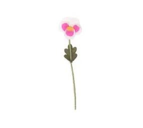 Sjaal met verhaal Sjaal met verhaal - bloem viooltje - wit/roze Sjaal met verhaal Sjaal met verhaal - bloem viooltje - wit/roze