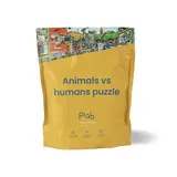 Puzzle in a bag Puzzle in a bag - puzzel (1000 stukjes) - animals vs humans