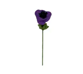 Sjaal met verhaal Sjaal met verhaal - bloem anemoon - paars