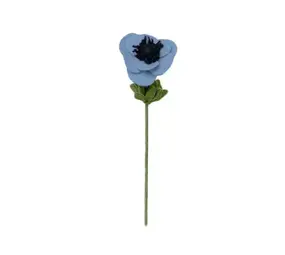 Sjaal met verhaal Sjaal met verhaal - bloem anemoon - lichtblauw