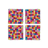 Sjaal met verhaal Sjaal met verhaal - onderzetters vierkant 10 cm - multicolor (set van 4) Sjaal met verhaal Sjaal met verhaal - onderzetters vierkant 10 cm - multicolor (set van 4)