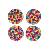 Sjaal met verhaal Sjaal met verhaal - onderzetters rond 10 cm - multicolor (set van 4) Sjaal met verhaal Sjaal met verhaal - onderzetters rond 10 cm - multicolor (set van 4)