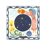 Storytiles Storytiles - tegel small - sterrenbeeld aquarius (10x10 cm)