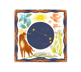 Storytiles Storytiles - tegel small - sterrenbeeld aries (10x10 cm) Storytiles Storytiles - tegel small - sterrenbeeld aries (10x10 cm)