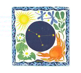 Storytiles Storytiles - tegel small - sterrenbeeld cancer (10x10 cm)