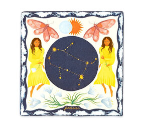 Storytiles Storytiles - tegel small - sterrenbeeld gemini (10x10 cm) Storytiles Storytiles - tegel small - sterrenbeeld gemini (10x10 cm)
