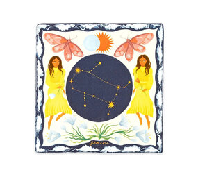 Storytiles Storytiles - tegel small - sterrenbeeld gemini (10x10 cm) Storytiles Storytiles - tegel small - sterrenbeeld gemini (10x10 cm)