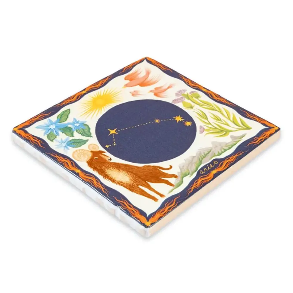 Storytiles Storytiles - tegel small - sterrenbeeld aries (10x10 cm) Storytiles Storytiles - tegel small - sterrenbeeld aries (10x10 cm)