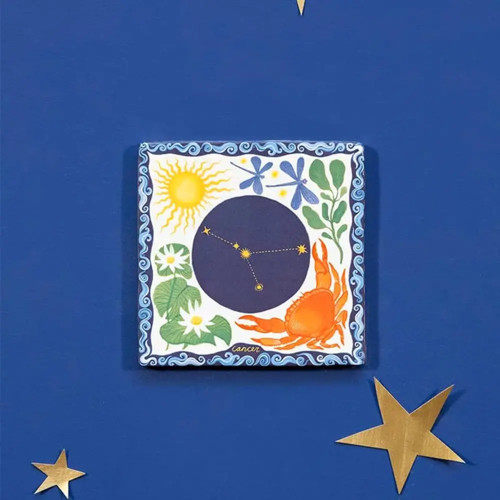 Storytiles Storytiles - tegel small - sterrenbeeld cancer (10x10 cm) Storytiles Storytiles - tegel small - sterrenbeeld cancer (10x10 cm)