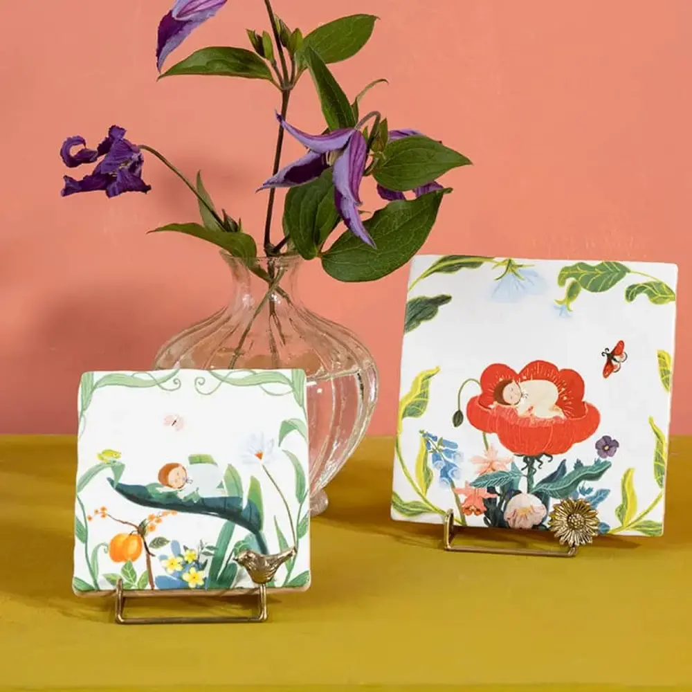 Storytiles Storytiles - tegel small - may you blossom (10x10 cm) Storytiles Storytiles - tegel small - may you blossom (10x10 cm)