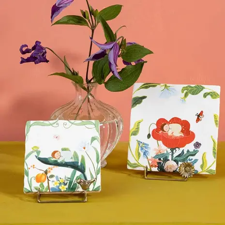 Storytiles Storytiles - tegel small - may you blossom (10x10 cm) Storytiles Storytiles - tegel small - may you blossom (10x10 cm)