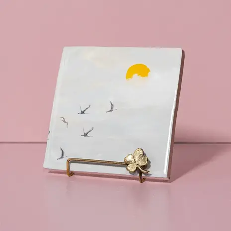 Storytiles Storytiles - houder - golden stand clover Storytiles Storytiles - houder - golden stand clover