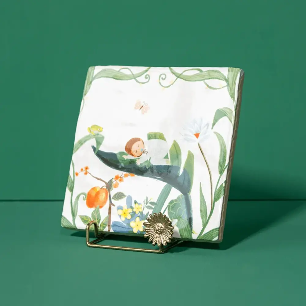 Storytiles Storytiles - houder - golden holdie daisy Storytiles Storytiles - houder - golden holdie daisy