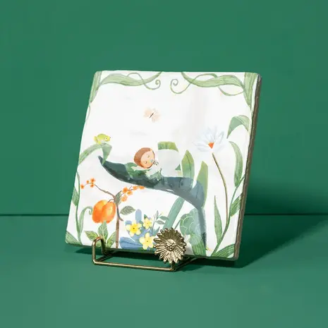 Storytiles Storytiles - houder - golden holdie daisy Storytiles Storytiles - houder - golden holdie daisy