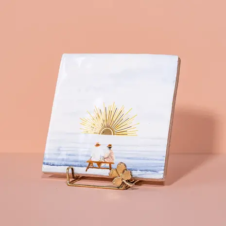 Storytiles Storytiles - houder - golden holdie clover Storytiles Storytiles - houder - golden holdie clover