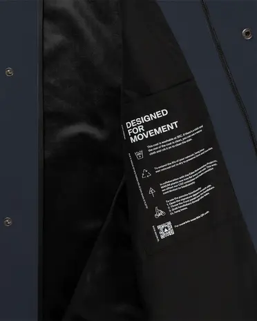 Maium Maium - regenjas mac - navy blue Maium Maium - regenjas mac - navy blue