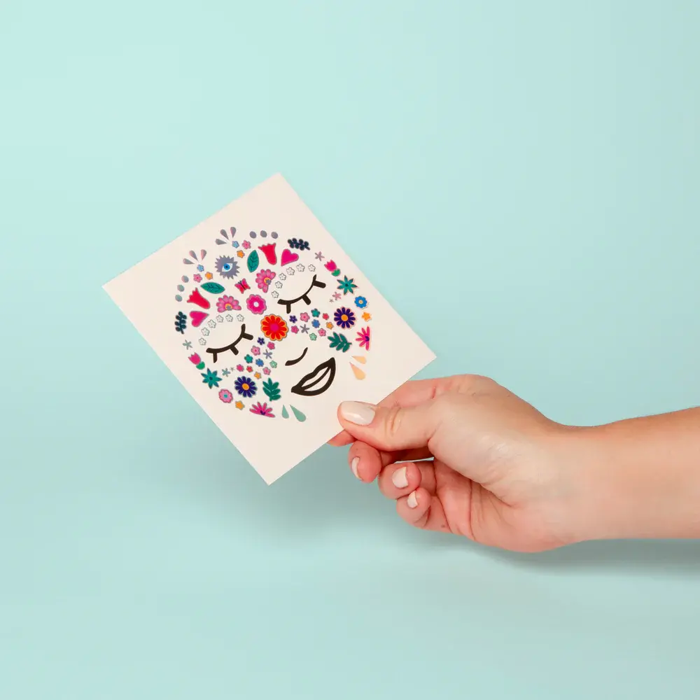 Omy Omy - gezichtstickers - flower Omy Omy - gezichtstickers - flower