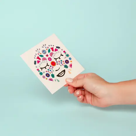 Omy Omy - gezichtstickers - flower Omy Omy - gezichtstickers - flower