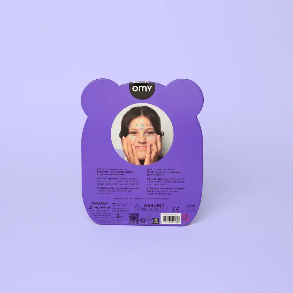 Omy Omy - gezichtstickers - kawai Omy Omy - gezichtstickers - kawai