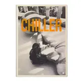 Carte Kencre Carte kencre - zeefdruk print L (A4) - chiller