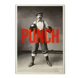 Carte Kencre Carte kencre - zeefdruk print L (A4) - punch