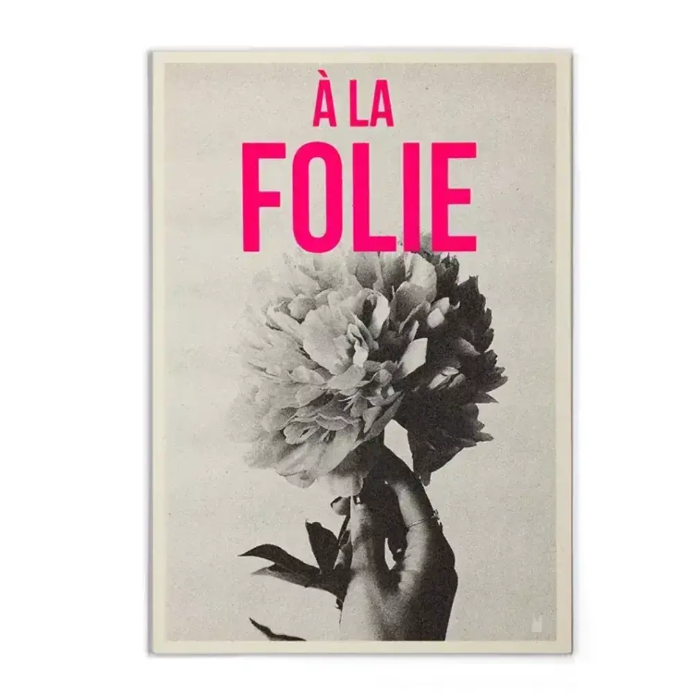 Carte Kencre Carte kencre - zeefdruk print L (A4) - a la folie Carte Kencre Carte kencre - zeefdruk print L (A4) - a la folie