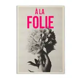 Carte Kencre Carte kencre - zeefdruk print L (A4) - a la folie