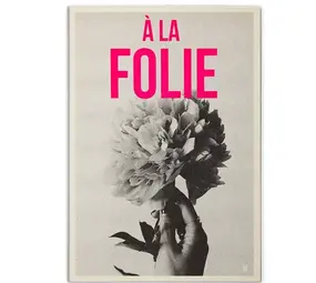 Carte Kencre Carte kencre - zeefdruk print L (A4) - a la folie