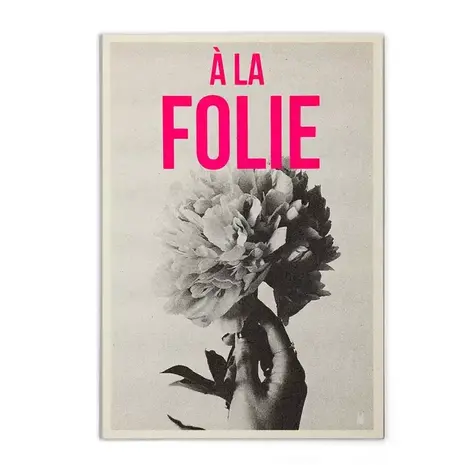 Carte Kencre Carte kencre - zeefdruk print L (A4) - a la folie Carte Kencre Carte kencre - zeefdruk print L (A4) - a la folie