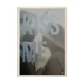 Carte Kencre Carte kencre - zeefdruk print L (A4) - kiss me