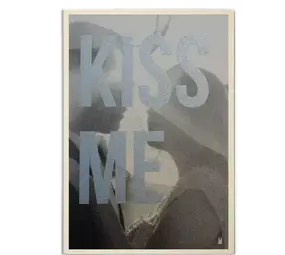 Carte Kencre Carte kencre - zeefdruk print L (A4) - kiss me
