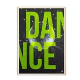 Carte Kencre Carte kencre - zeefdruk print L (A4) - dance