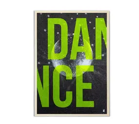 Carte Kencre Carte kencre - zeefdruk print L (A4) - dance Carte Kencre Carte kencre - zeefdruk print L (A4) - dance