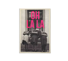 Carte Kencre Carte kencre - zeefdruk print M (A5) - oh la la