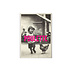 Carte kencre - zeefdruk print M (A5) - poulette Carte kencre - zeefdruk print M (A5) - poulette