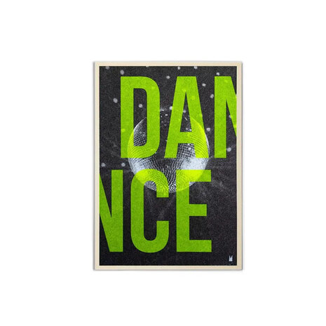 Carte Kencre Carte kencre - zeefdruk print M (A5) - dance Carte Kencre Carte kencre - zeefdruk print M (A5) - dance