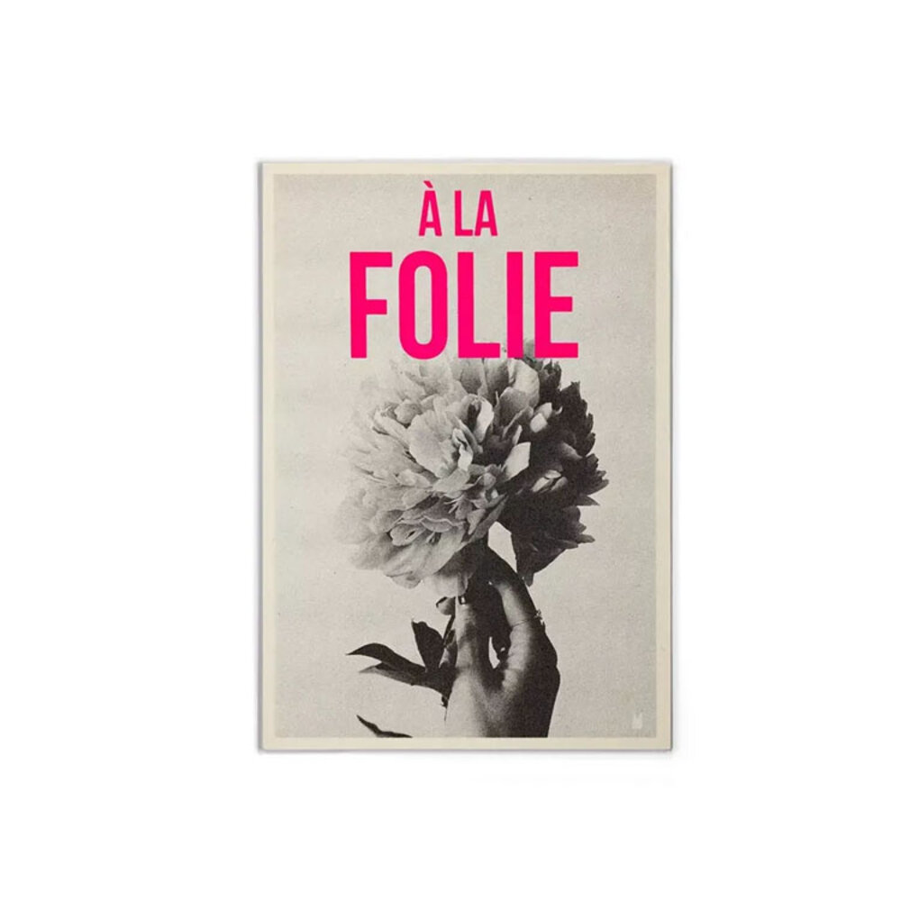 Carte Kencre Carte kencre - zeefdruk print M (A5) - a la folie