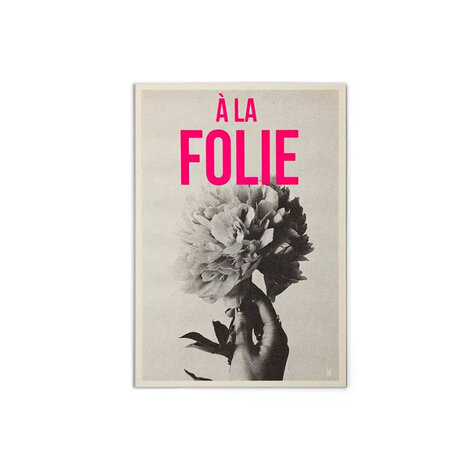 Carte Kencre Carte kencre - zeefdruk print M (A5) - a la folie