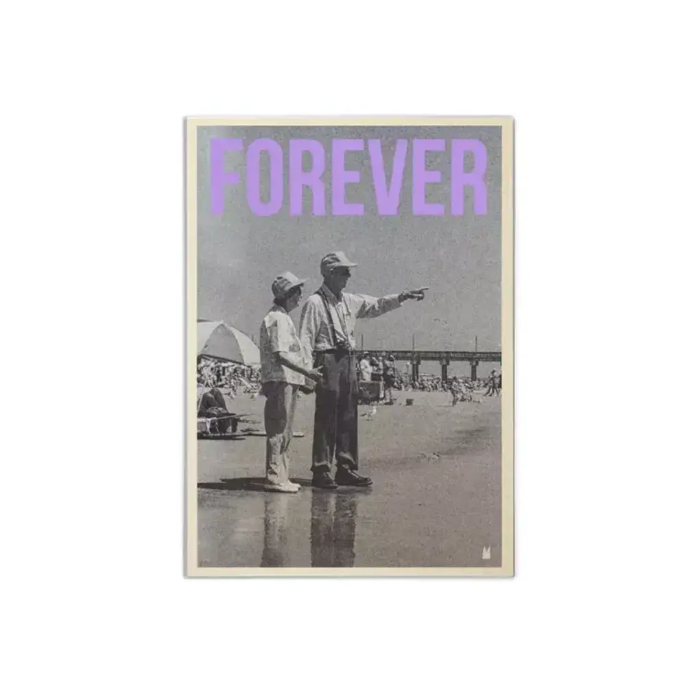 Carte Kencre Carte kencre - zeefdruk print M (A5) - forever Carte Kencre Carte kencre - zeefdruk print M (A5) - forever