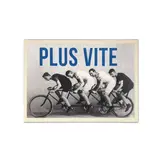 Carte Kencre Carte kencre - zeefdruk print M (A5) - plus vite